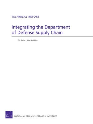 cover image of Integrating the Department of Defense Supply Chain